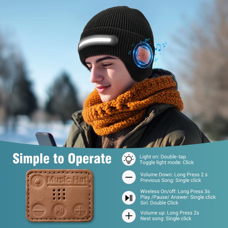 TR-BTD3 Smart LED Beanie