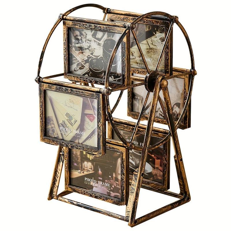 360° Rotating Vintage Ferris Wheel Rotating Photo Frame
