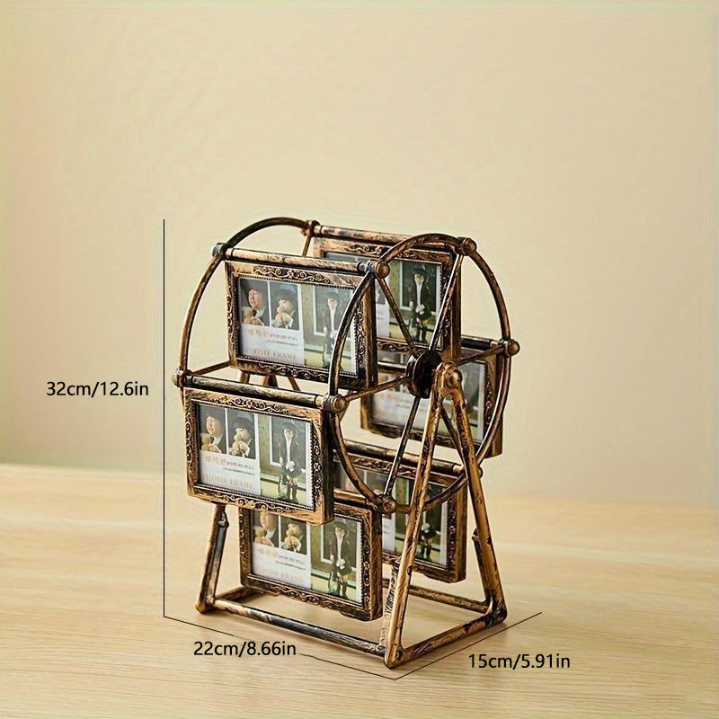 360° Rotating Vintage Ferris Wheel Rotating Photo Frame