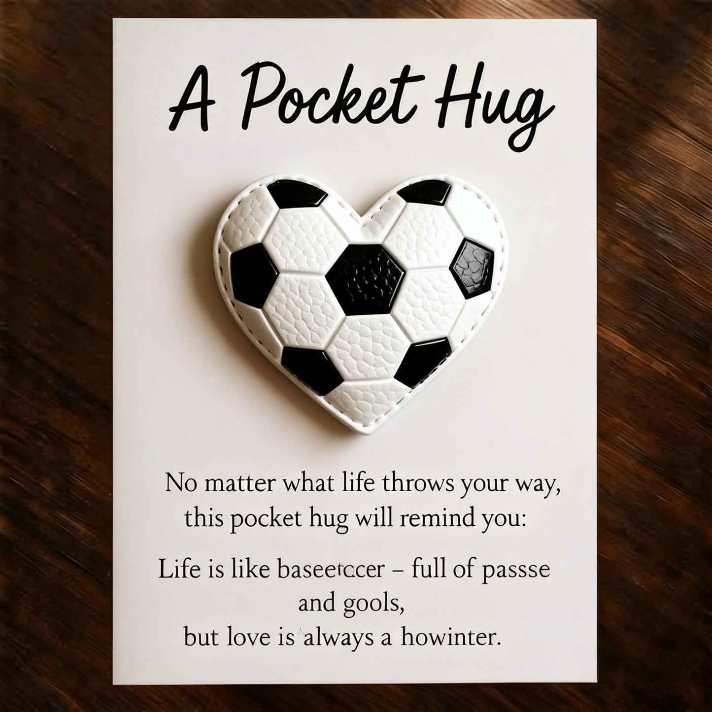 ⚾Handmade Baseball Pocket Hug with Gift Card