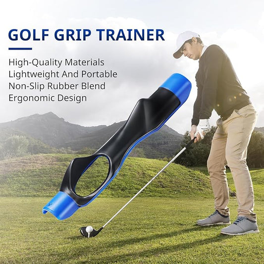 💥LAST DAY SALE 49% OFF💥TrueBirdie Golf Grip Trainer - Golf Swing Aid Club Attachment for Correct Hand Placement