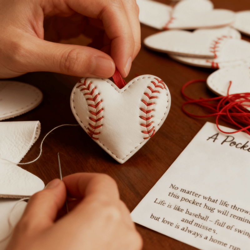 ⚾Handmade Baseball Pocket Hug with Gift Card