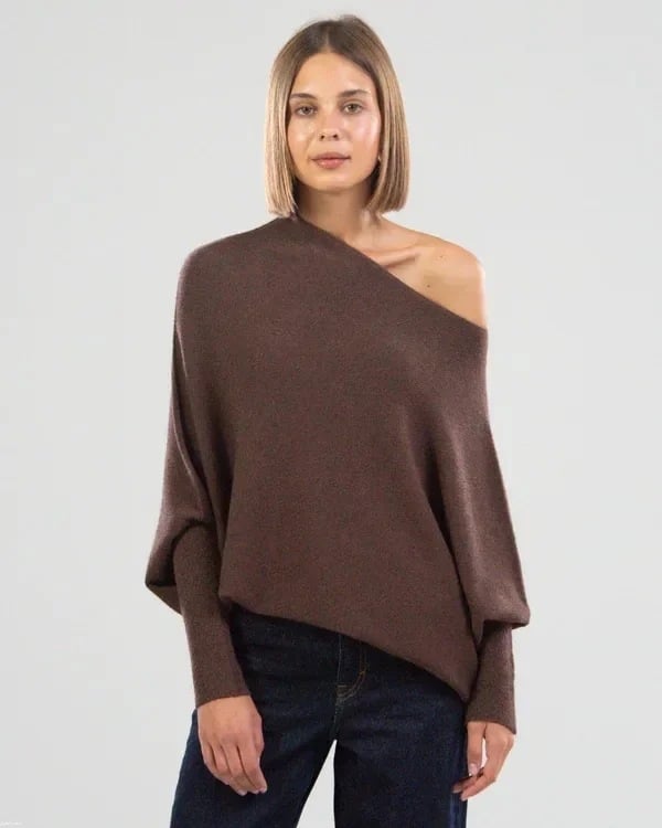 🌸Last Day 49% OFF🌸 Innovative Asymmetric Draped Knitwear Apparel
