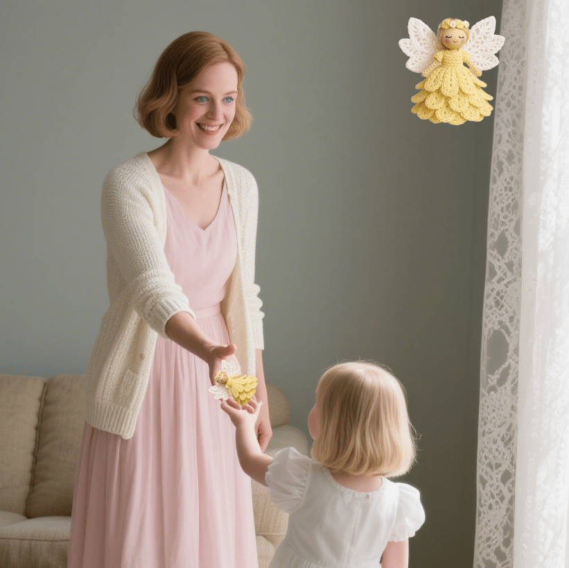 🔥Last Day Sale 49% OFF🎁Crochet Your Own Angel – Complete Craft Kit