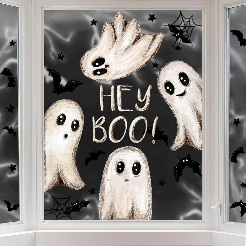 👻 6-Sheet Halloween Window Clings