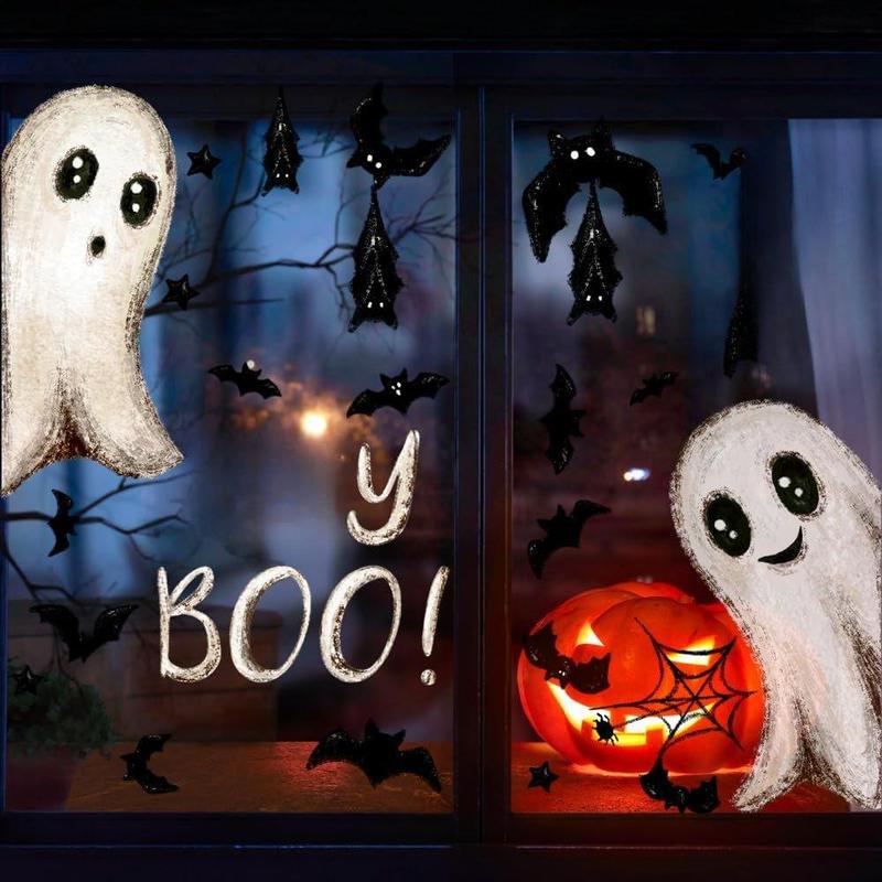 👻 6-Sheet Halloween Window Clings