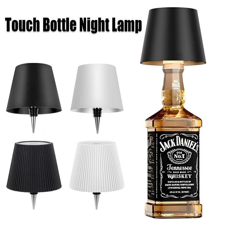 💡Wireless Bottle Lamp 3 Color Dimmable Lights