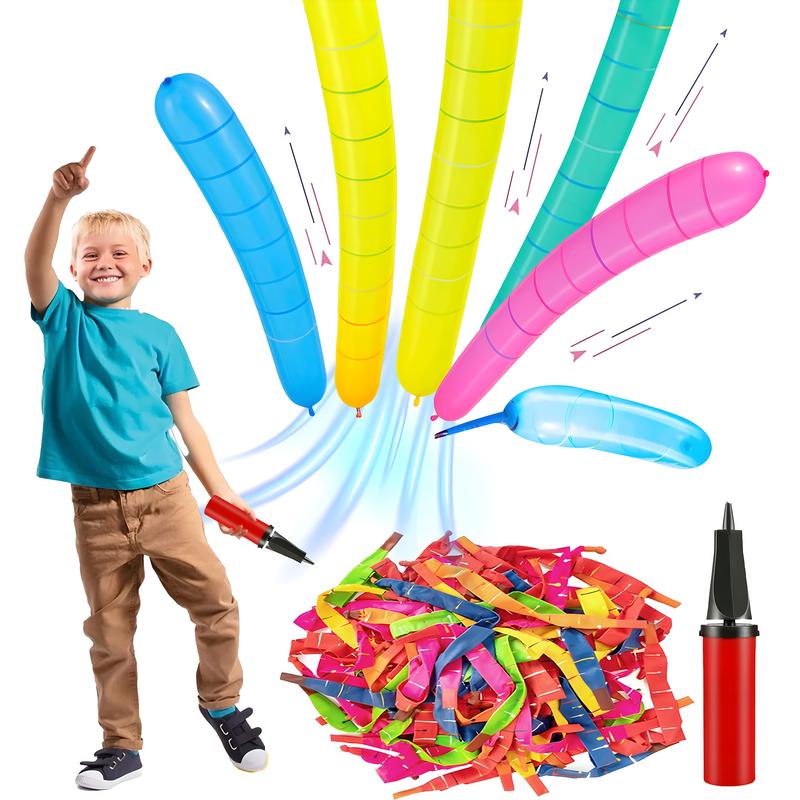 🚀 100-Pack Rocket Balloons with Pump