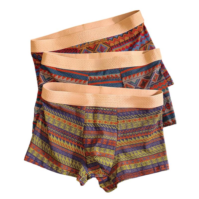 Men's Comfortable Underwear with Color Blocks