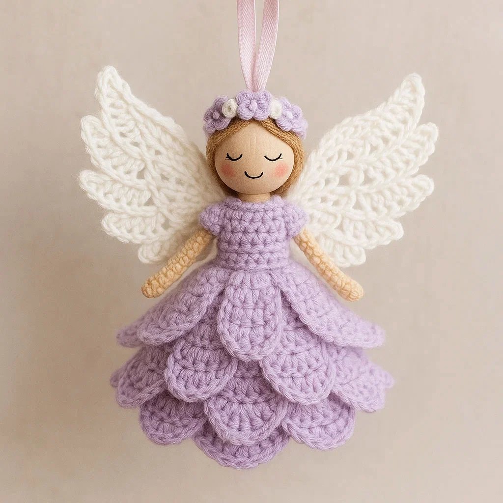 🔥Last Day Sale 49% OFF🎁Crochet Your Own Angel – Complete Craft Kit