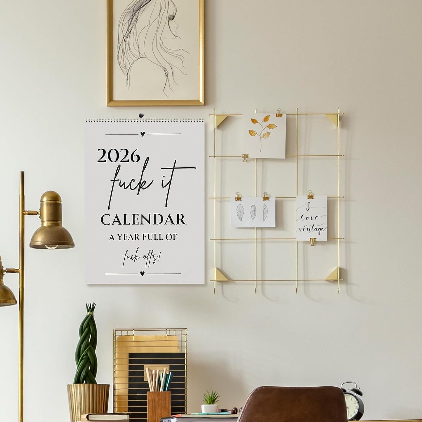 🔥2026 New Arrival 🔥Zero-Stress 2026 Wall Calendar
