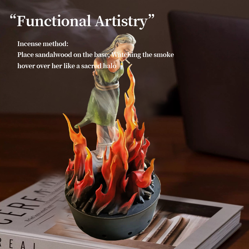 🕯️Smoke Ritual Art Piece - Creative Aroma Diffuse/ 60 Sandalwood Sticks