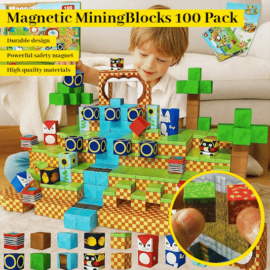 🛠️Magnetic MiningBlocks 100 Pack