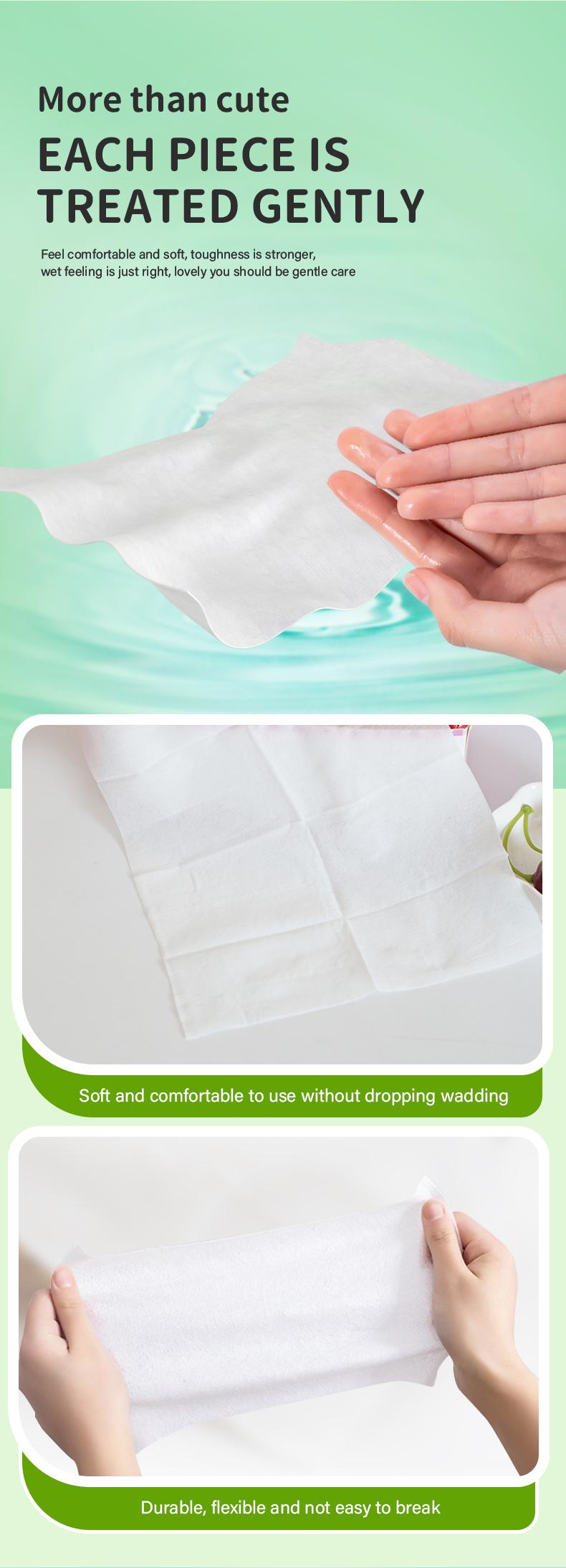 🌿 Mini Wet Wipes · Keep Clean Anytime, Anywhere