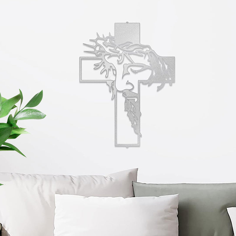 Metal Cross Wall Decor