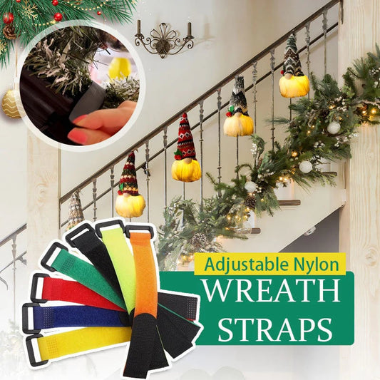 🌲Adjustable Nylon Wreath Straps