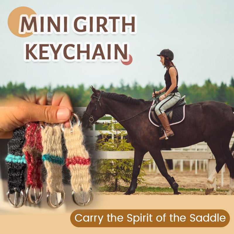 🐴 Mini Girth Keychain — Carry the Spirit of the Saddle 🌾