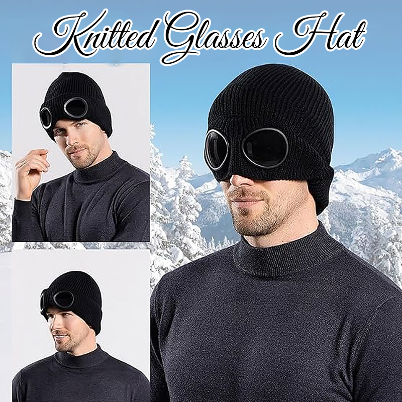 ✨🧢Knitted Glasses Hat
