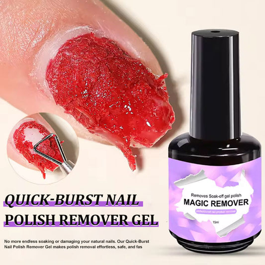 💥 Quick-Burst Nail Polish Remover Gel (15ml)