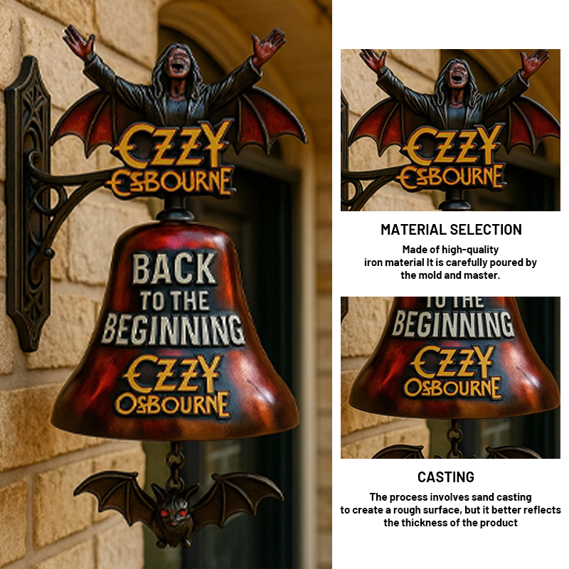 🔔Ozzy Osbourne Back to the Beginning Wall Mounted Bell
