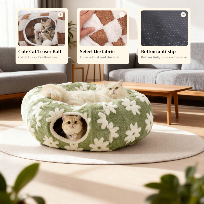 🐾 Lesure Cat Tunnel Bed
