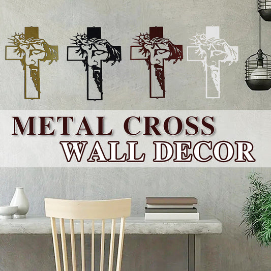 Metal Cross Wall Decor