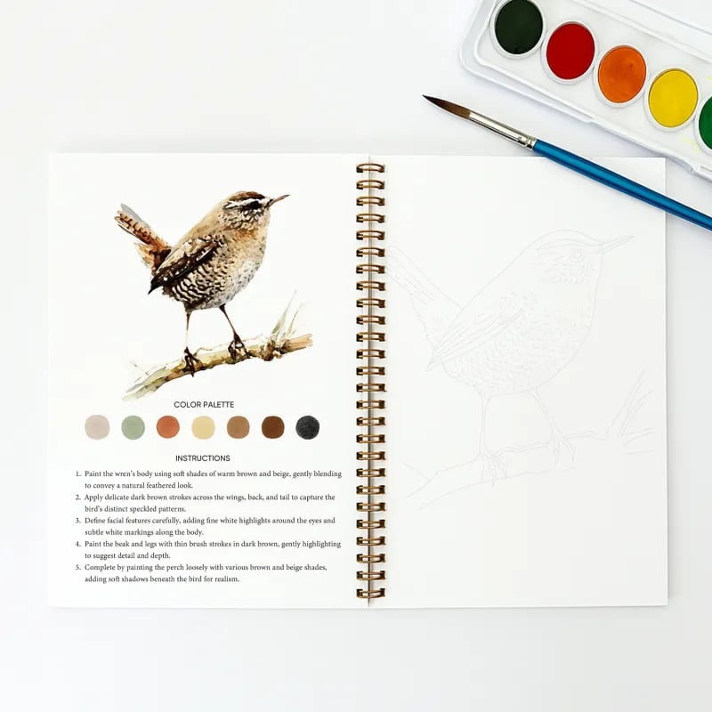 📢😎 LAST DAY 49% OFF - 🖼️Beginner-Friendly💕 Watercolor Workbook