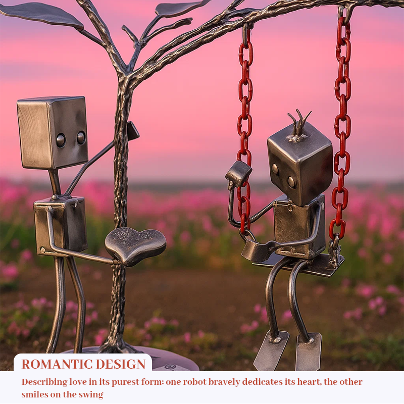 Robotic Love Confession Ornament