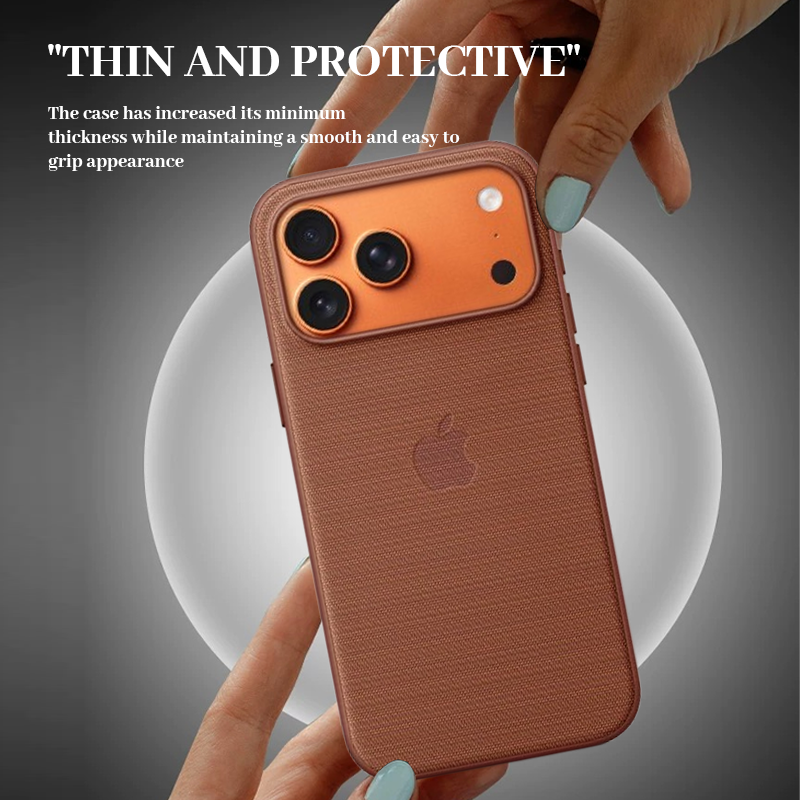 📱 Magnetic Fabric Case for iPhone 17 Pro Max