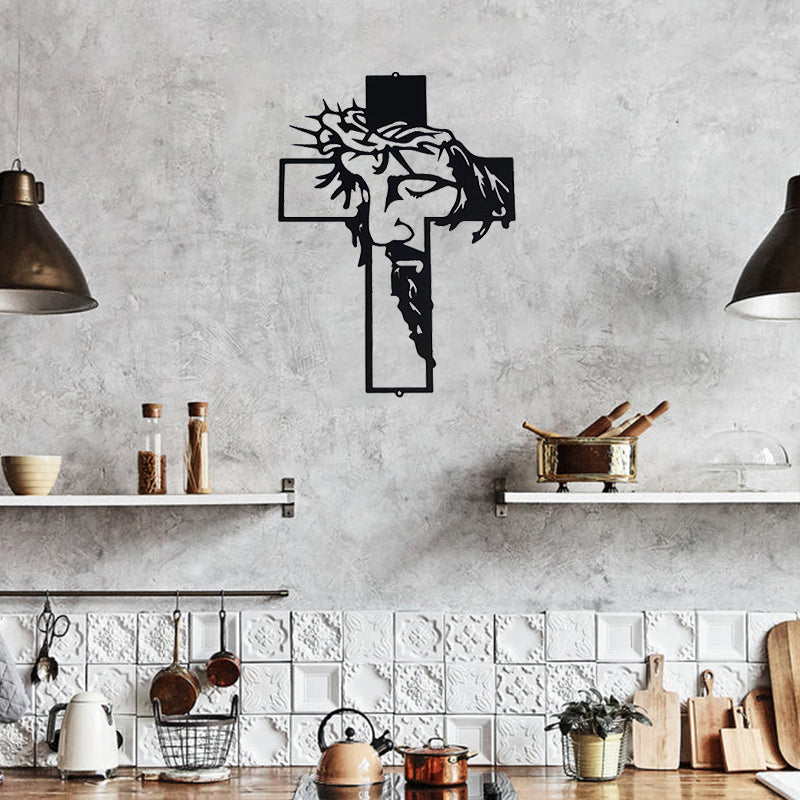 Metal Cross Wall Decor
