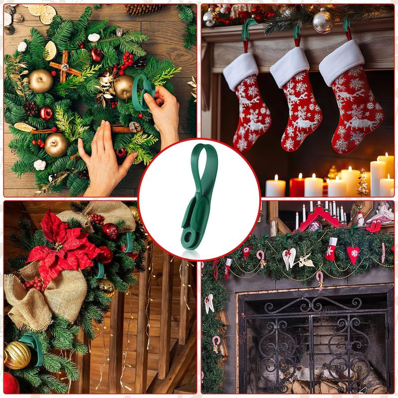 12 PCS Christmas Silicone Garland Hanger Hooks