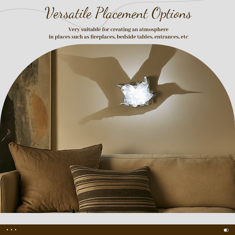 💡3D Light & Shadow Wall Light