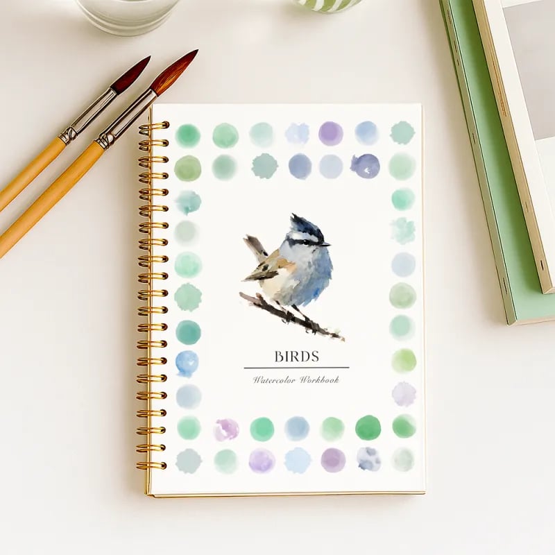 📢😎 LAST DAY 49% OFF - 🖼️Beginner-Friendly💕 Watercolor Workbook