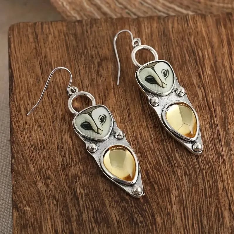 🦉 Wisdom in Every Detail – Handcrafted Owl Earrings