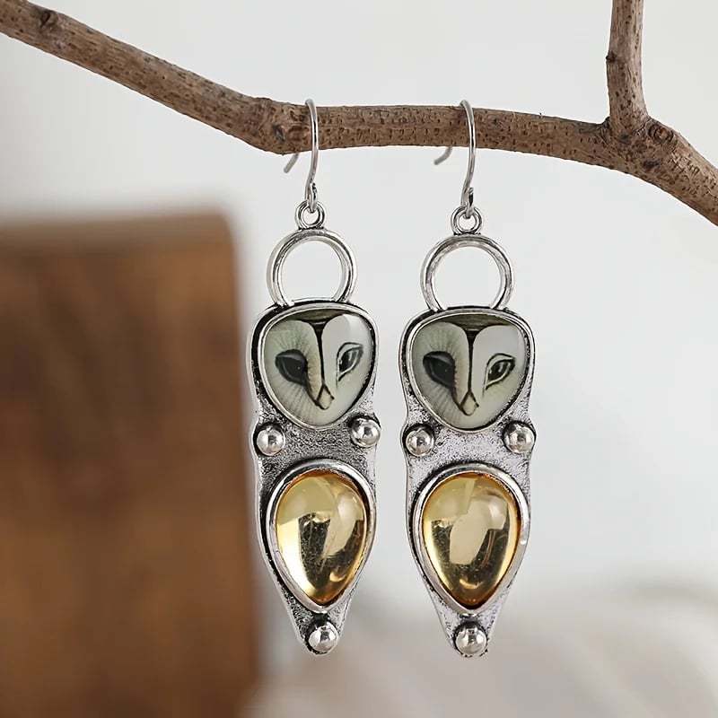 🦉 Wisdom in Every Detail – Handcrafted Owl Earrings