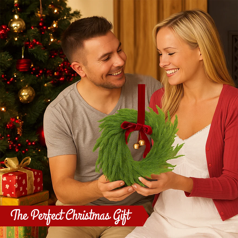 🎄Christmas Pine & Bell Wreath