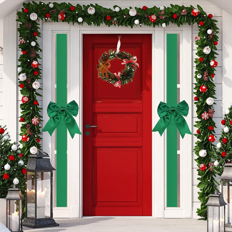 🎀 “The Christmas Welcome Ribbon” – Where Every Door Tells a Story