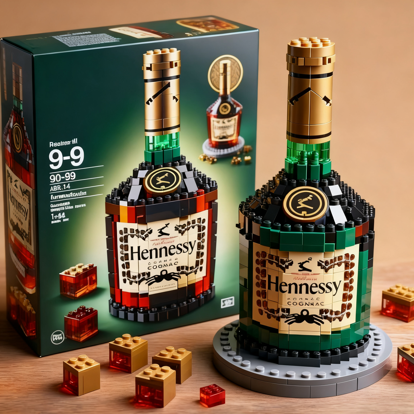 🥃 Whiskey Wine Bottle Building Blocks
