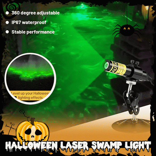 🔮 Halloween Laser Swamp Light