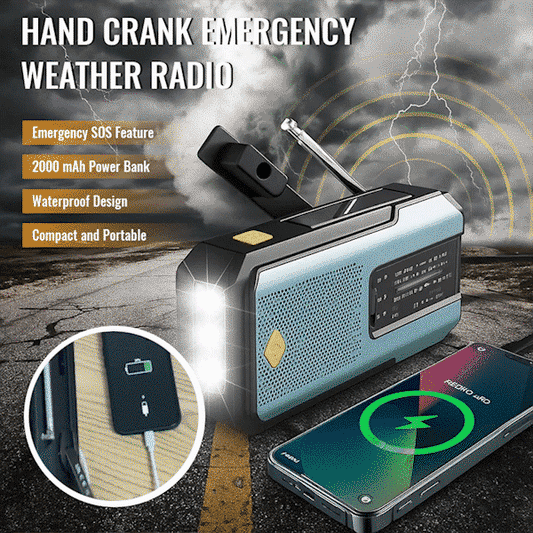 Hand Crank Emergency Weather Radio