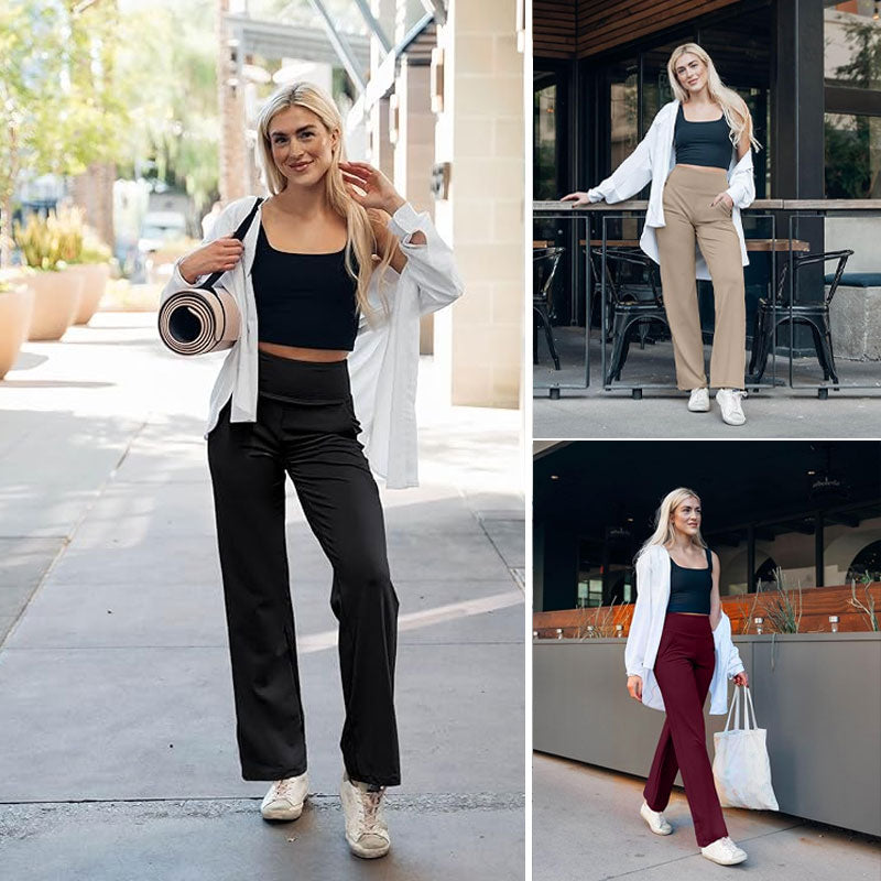 High-Waisted Yoga Pants with Pockets ✨