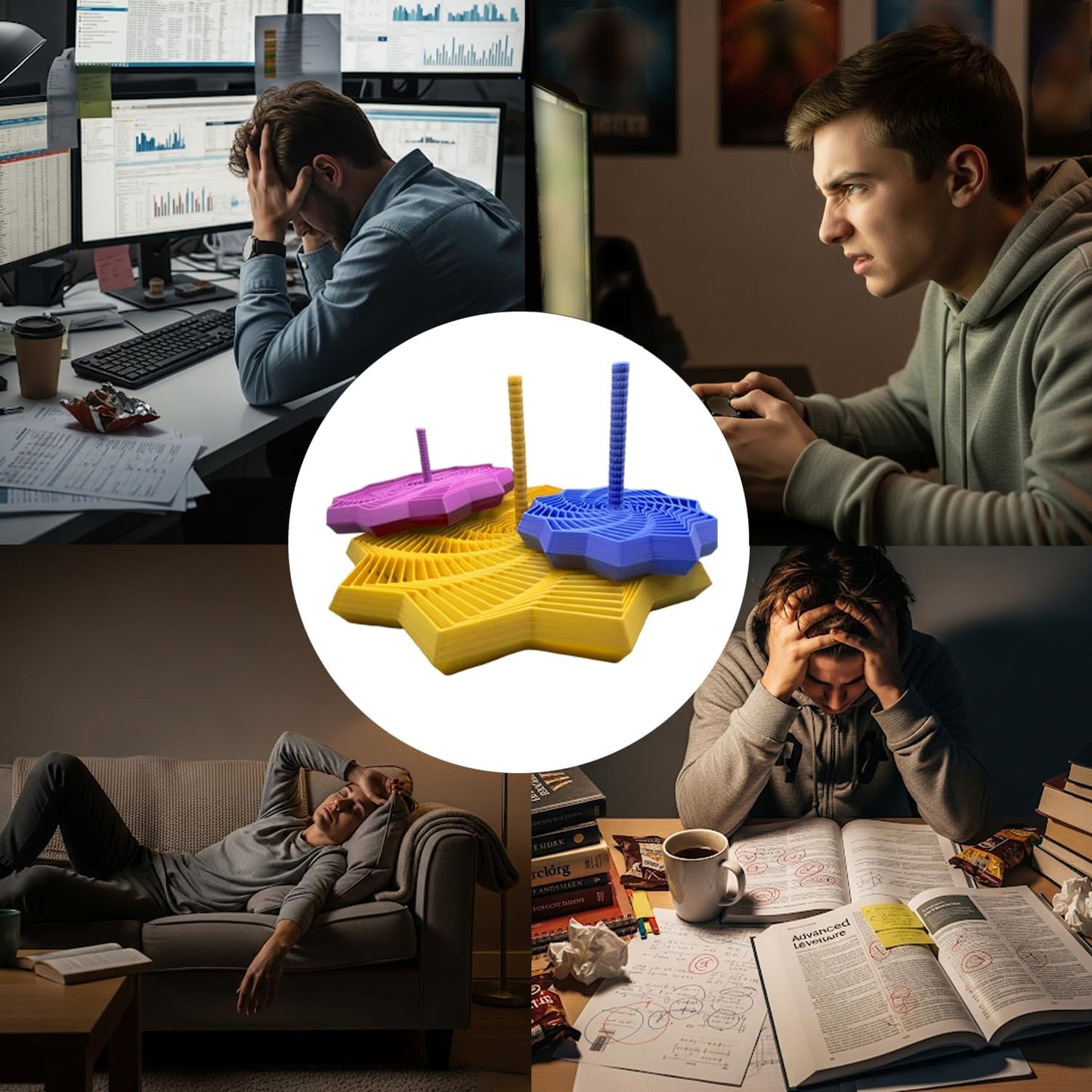 💠 Expanded Sensory Fidget Star