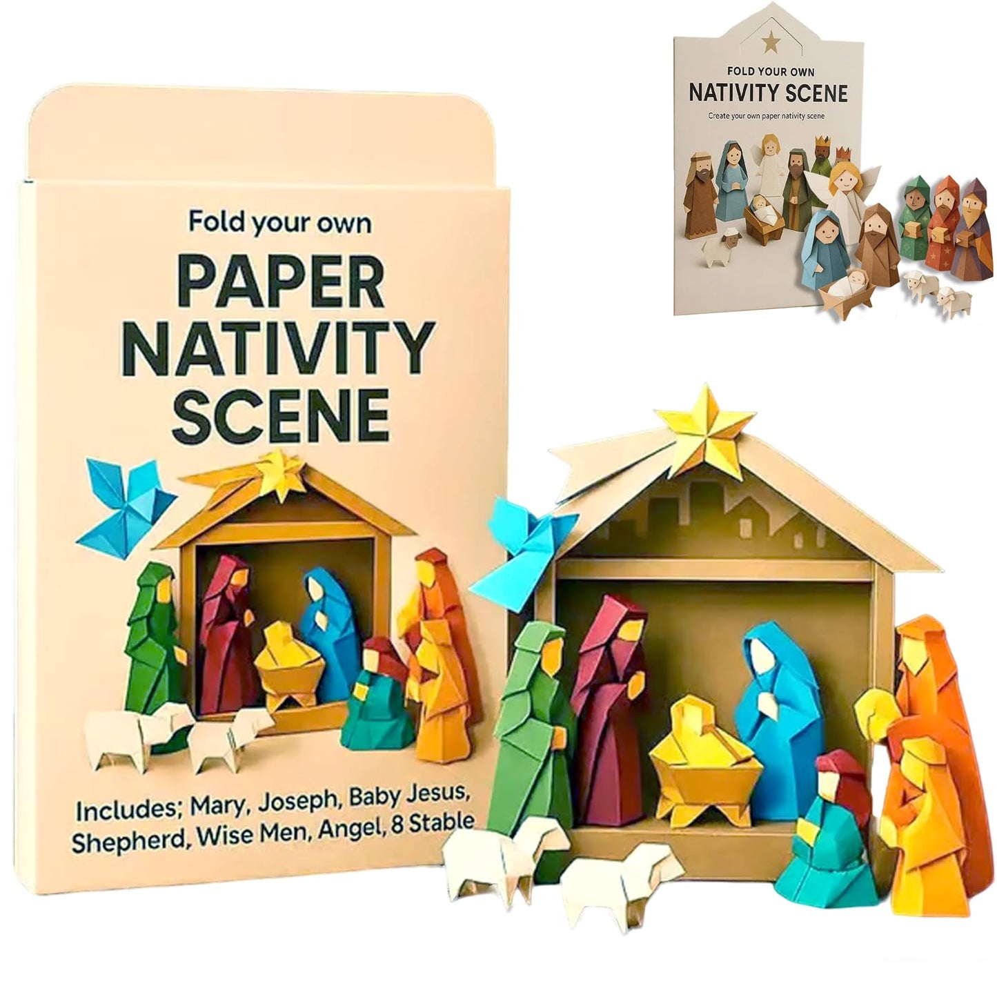 🕊️DIY Paper Nativity Scene Set