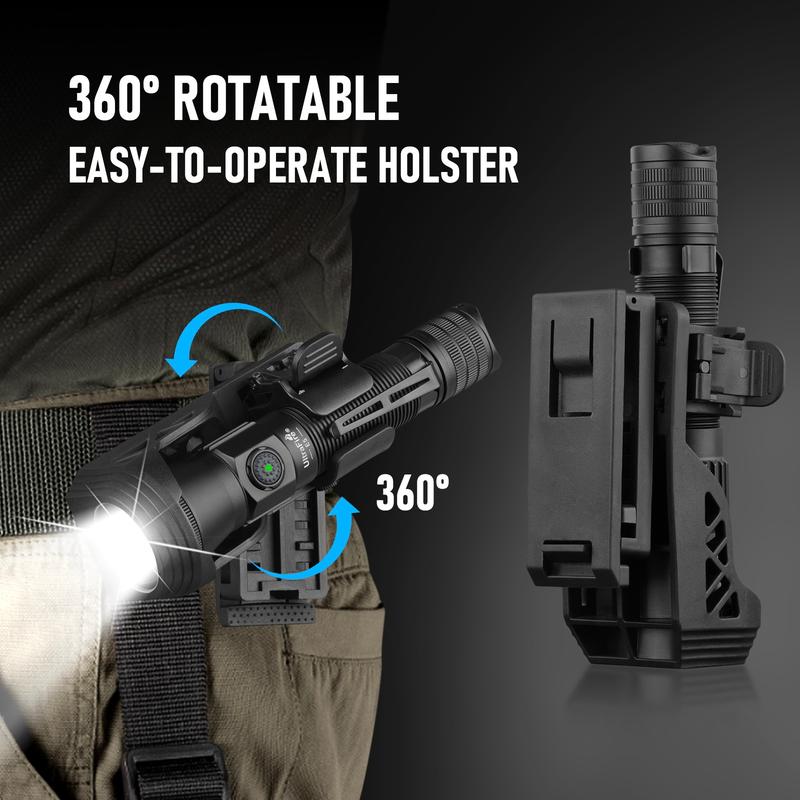 🔦💡E5 Tactical EDC Flashlight with Holster