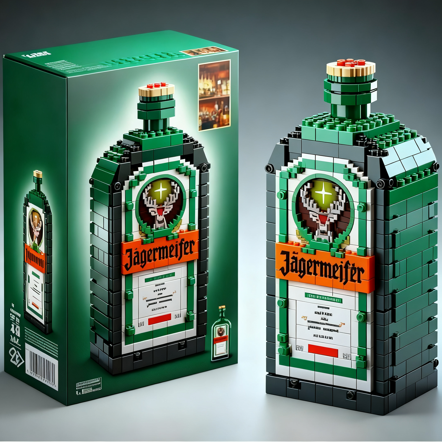 🥃 Whiskey Wine Bottle Building Blocks