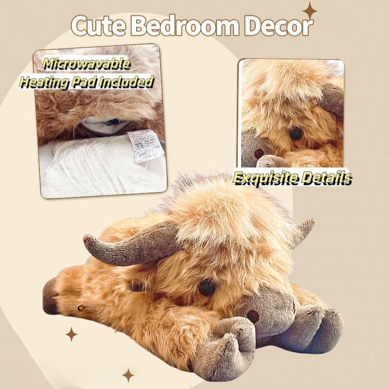 🔥LAST DAY 49% OFF -🎁Cute Cartoon Highland Cow Cuddly Toy