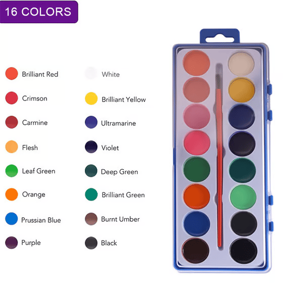 📢😎 LAST DAY 49% OFF - 🖼️Beginner-Friendly💕 Watercolor Workbook