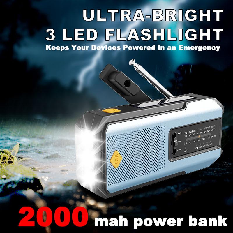 Hand Crank Emergency Weather Radio