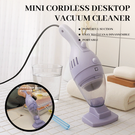 ✨Mini Cordless Desktop Vacuum Cleaner