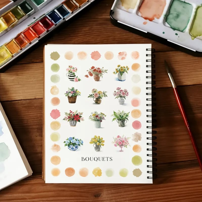 📢😎 LAST DAY 49% OFF - 🖼️Beginner-Friendly💕 Watercolor Workbook
